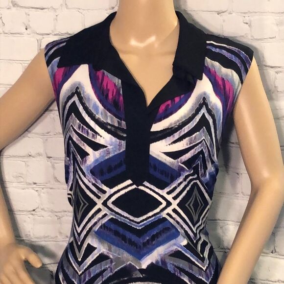 Saint Tropez West Wavy Striped Pattern Dre… - Picture 2 of 10